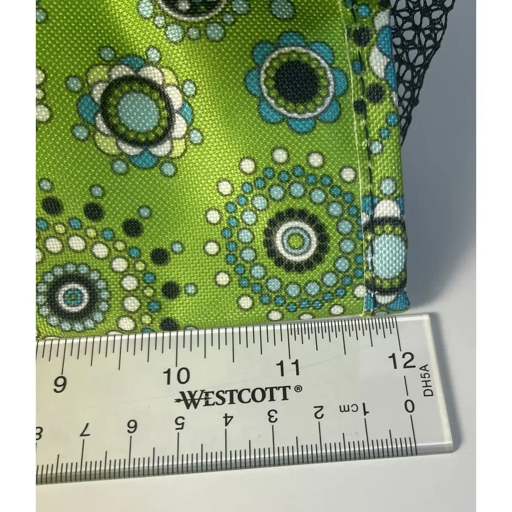 Thirty-One All-In Organizer Medallion Medley Green Tote NWOT 12x8x6.5